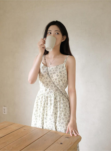 [98°C] Tuscan Flower Bustier Dress (1 Color)