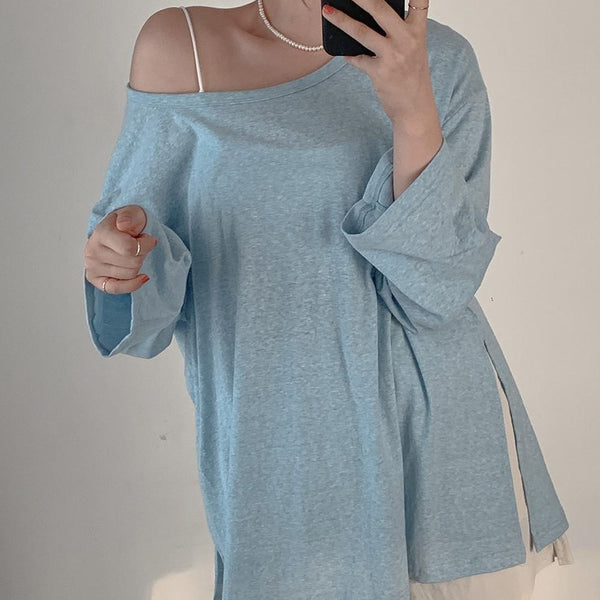 [ABgle] Loose-fit Oversized T-shirt (1 Colour)