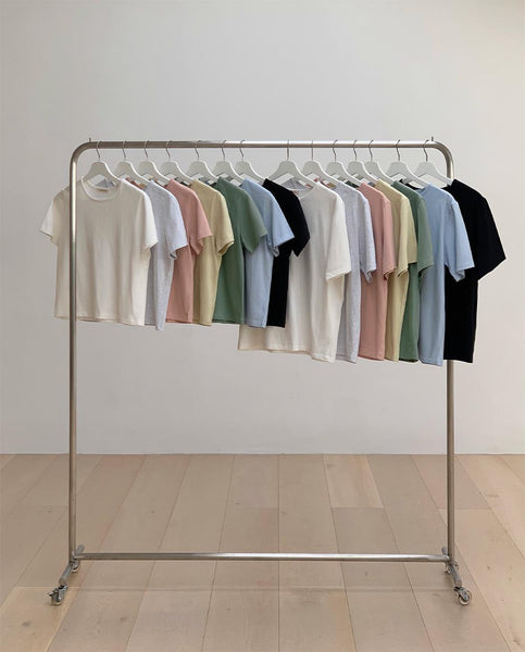 [SLOWAND] # SLOWMADE Salt Clean Short-sleeved T-shirt (7 Colors)