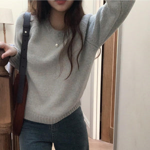 [SLOWAND] Cotton Candy Raglan Mix Knit