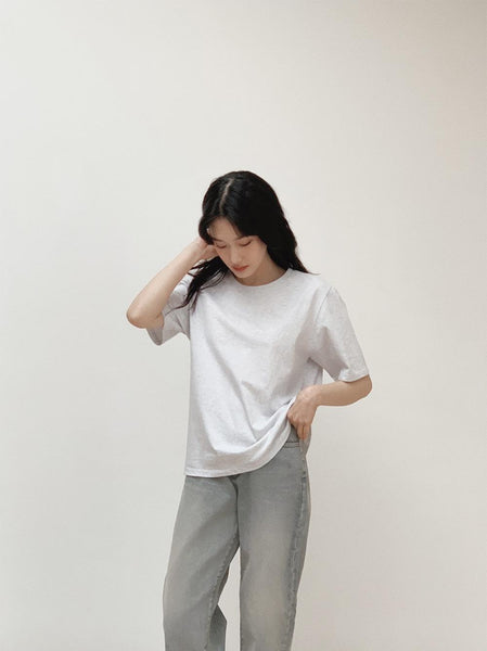 [SLOWAND] # SLOWMADE Salt Clean Short-sleeved T-shirt (7 Colors)