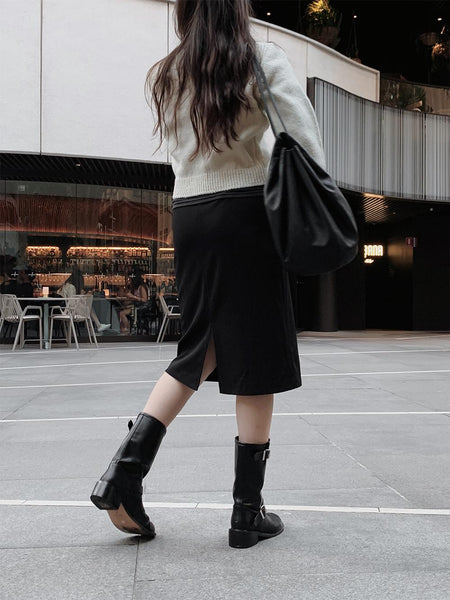 [SLOWAND] # SLOWMADE Market Training Skirt (Short/Midi/Long 3 types)