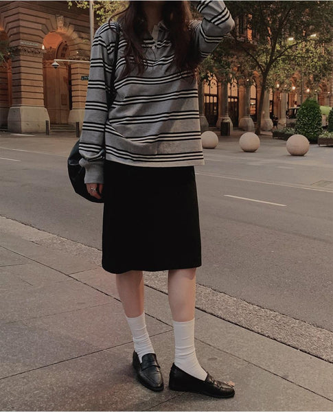 [SLOWAND] # SLOWMADE Market Training Skirt (Short/Midi/Long 3 types)