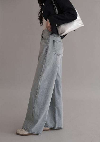 [SLOWAND] # SLOWMADE More Wide Vintage Denim Pants (4Colors)