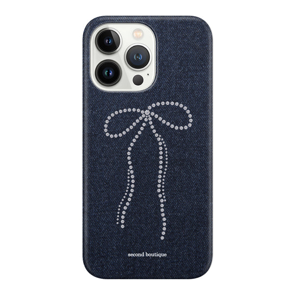 [second boutique] Twinkle Single Ribbon Hard Phone Case