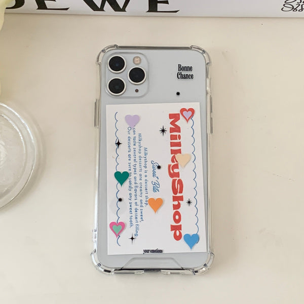 [your emotions] Bonne Chance Clear Phone Case