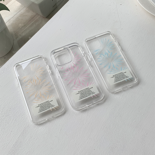 [your emotions] Sunflower Glossy Clear Phone Case