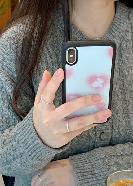 [your emotions] Bunny Pink Epoxy Phone Case