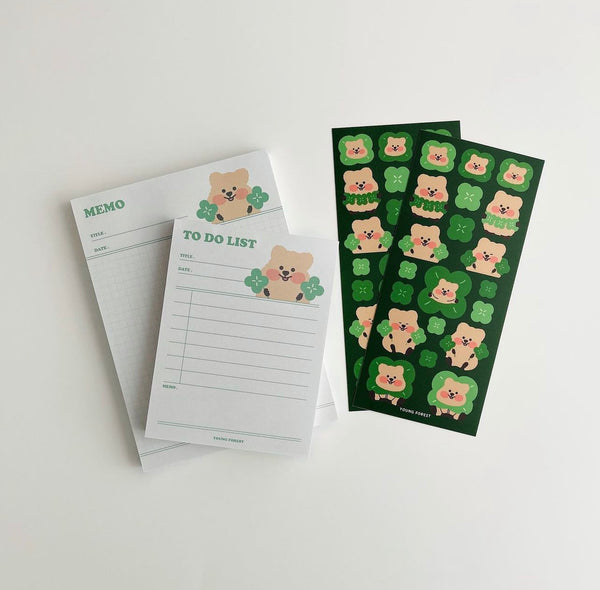 [YOUNG FOREST] Clover Baby Quokka Sticker