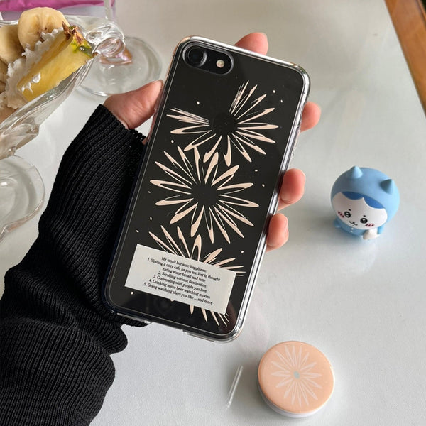 [your emotions] Sunflower Glossy Clear Phone Case