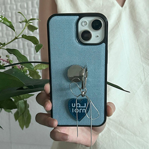 [Loumoi] Present Series DENIM LOVE / Sky Blue Phone Case