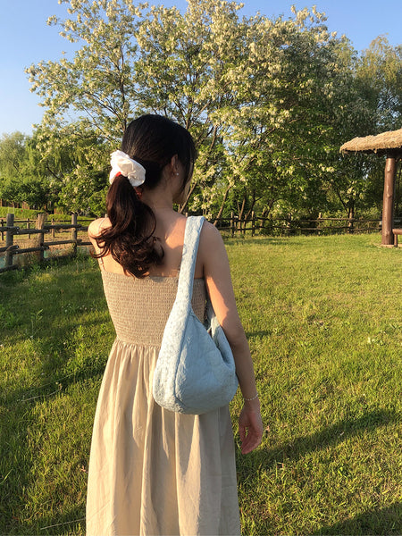 [ovuni] QUILTED HOBO BAG - SUMMER MINT