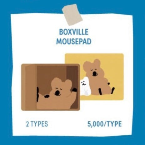 [Dinotaeng] Boxville Mousepad (2Types)