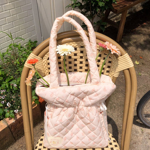 [ovuni] QUILTED SHOPPER BAG - MARIE