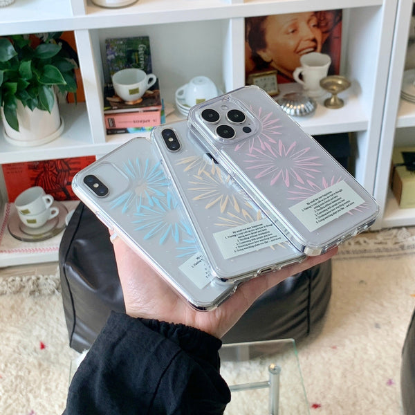 [your emotions] Sunflower Glossy Clear Phone Case