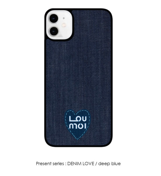 [Loumoi] Present Series DENIM LOVE / Deep Blue Phone Case