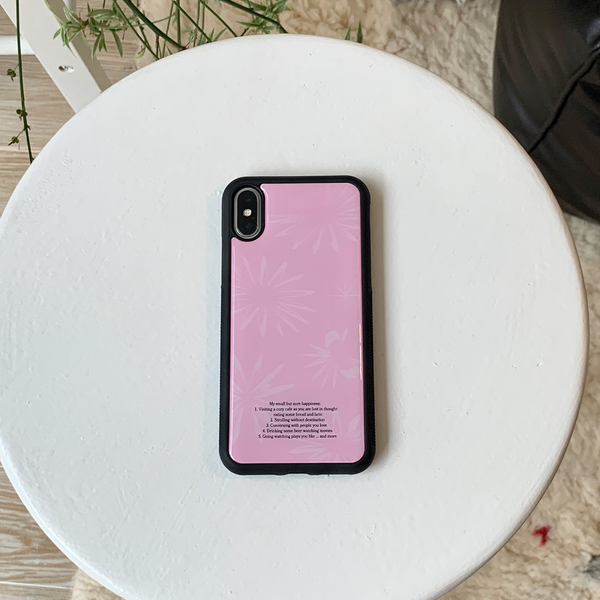 [your emotions] Sunflower Pink Epoxy Phone Case