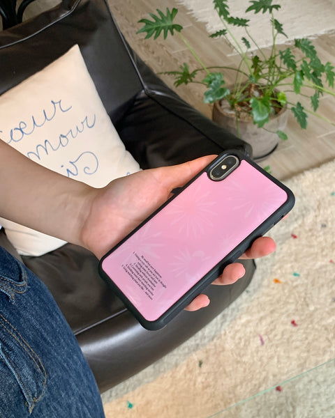 [your emotions] Sunflower Pink Epoxy Phone Case