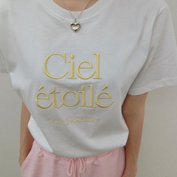 [NOIRNINE] Ciel étoilé T-shirts (Yellow)