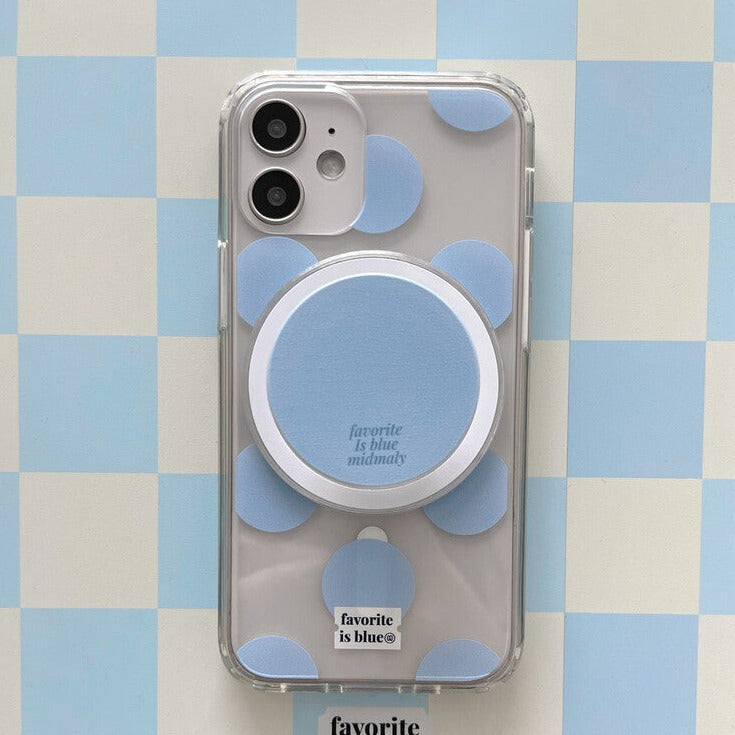 [midmaly] Blue Dot Phone Case (MagSafe)