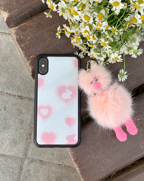 [your emotions] Bunny Pink Epoxy Phone Case