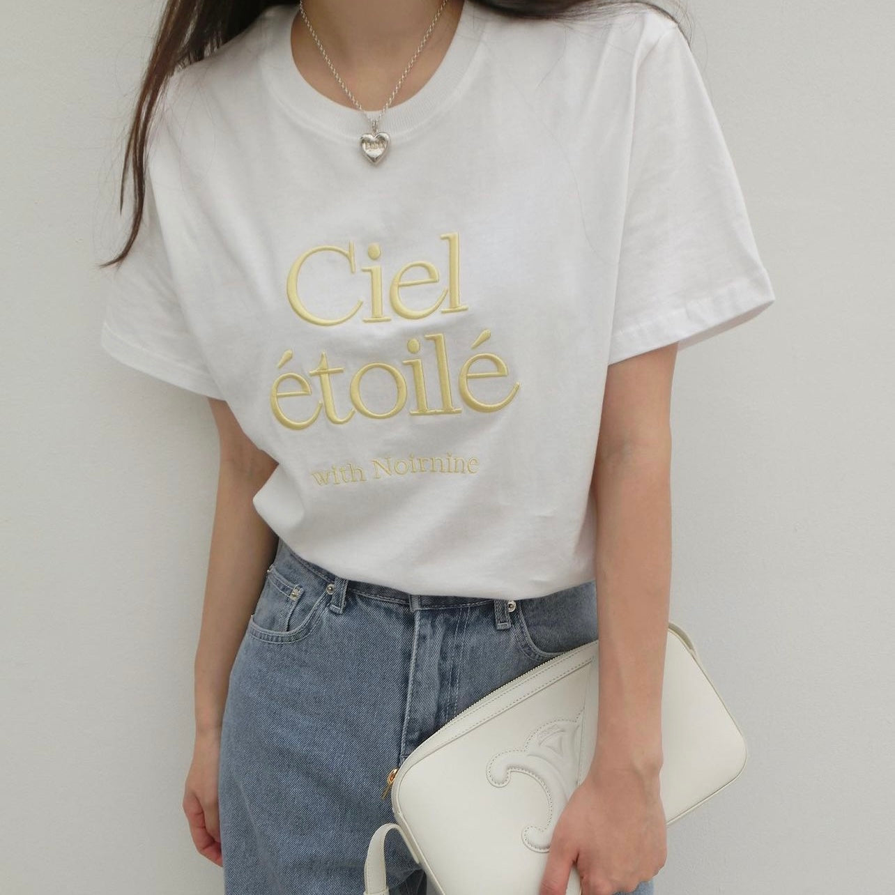 [NOIRNINE] Ciel étoilé T-shirts (Yellow)