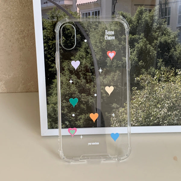 [your emotions] Bonne Chance Clear Phone Case