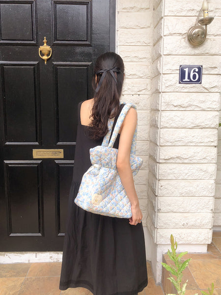 [ovuni] QUILTED SHOPPER BAG - LINDA