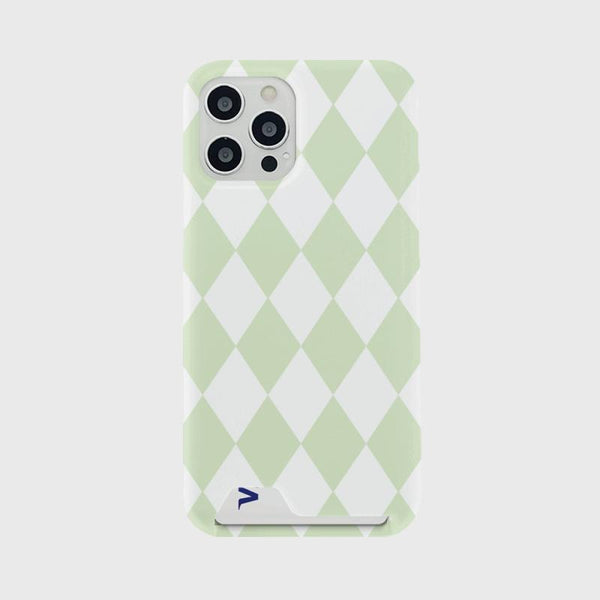 [Mademoment] 파스텔 다이아 패턴 디자인 Phone Case