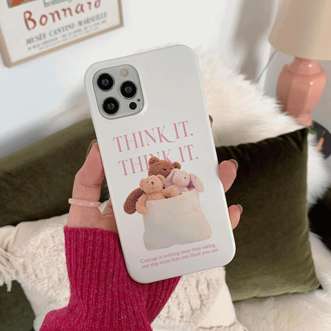 [Mademoment] 띵크 잇 레터링 디자인 Phone Case