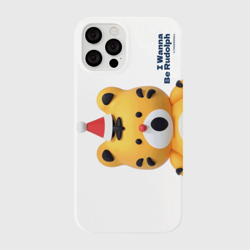 [THENINEMALL] Hey Tiger Wannabe Rudolph Hard Phone Case (2 types)