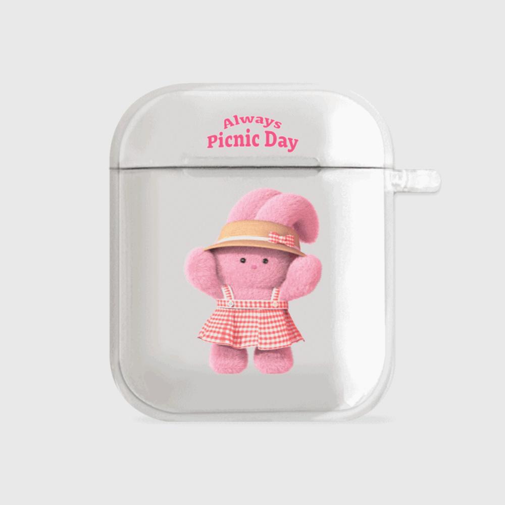 [THENINEMALL] Picnic Day Windy AirPods Clear Case
