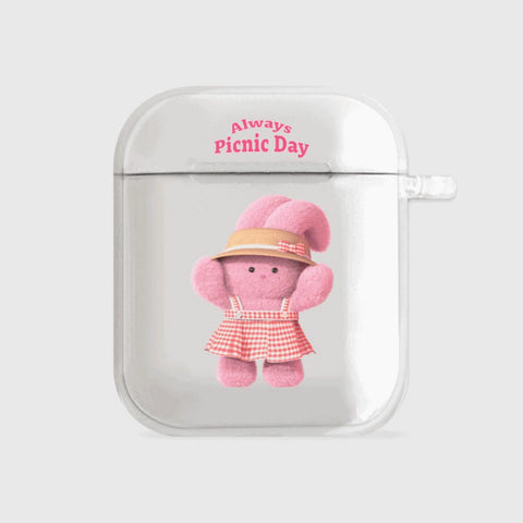 [THENINEMALL] Picnic Day Windy AirPods Clear Case