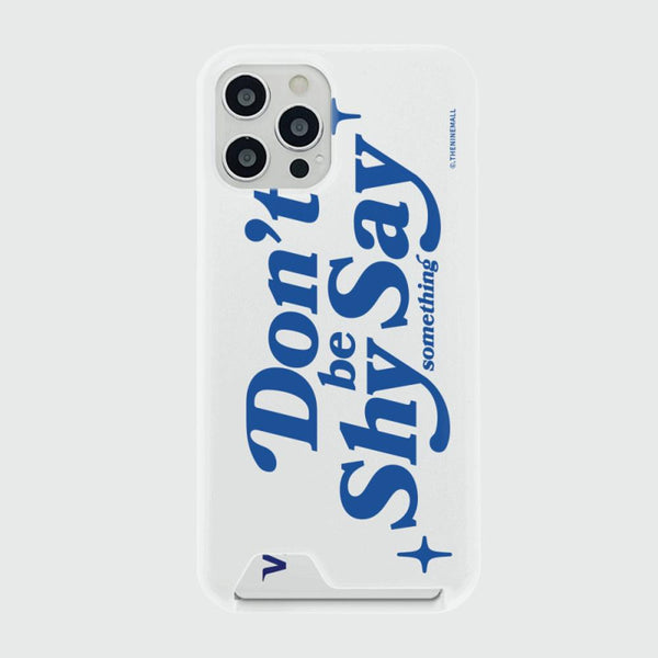 [THENINEMALL] Dont Be Shy Hard Phone Case (2 types)