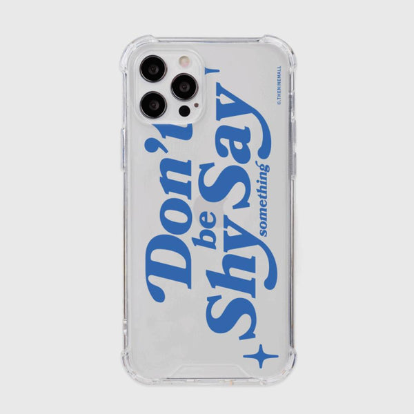 [THENINEMALL] Dont Be Shy Clear Phone Case (3 types)