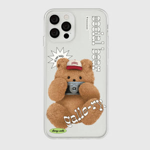 [THENINEMALL] 포토 테디 갤러리 Clear Phone Case (3 types)