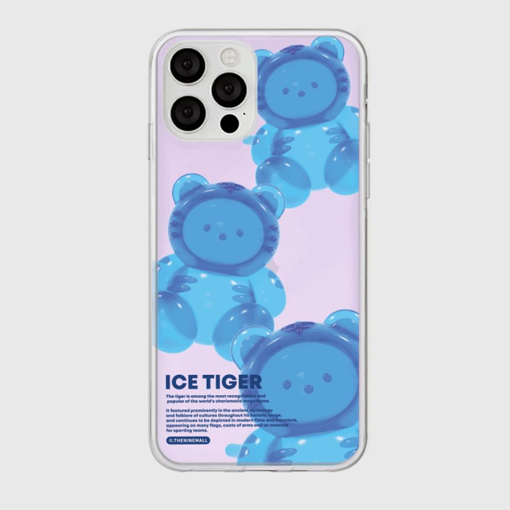 [THENINEMALL] 젤리 타이거 Mirror Phone Case