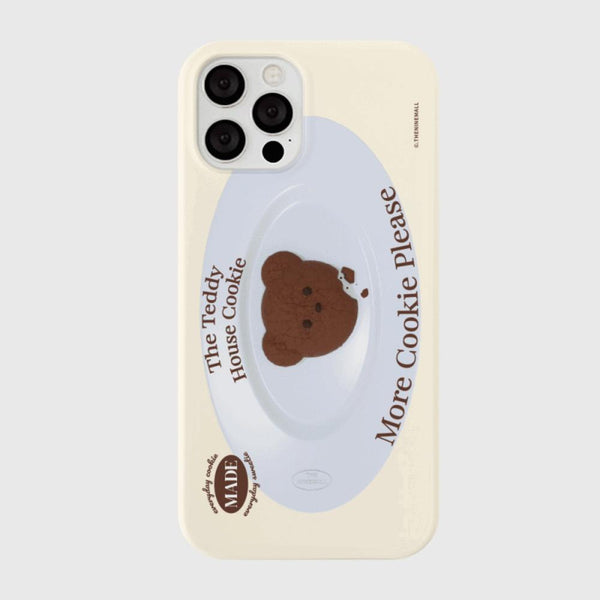 [THENINEMALL] 테디 쿠키하우스 Hard Phone Case (2 types)