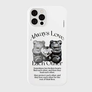 [THENINEMALL] 러브베어 Hard Phone Case (3 types)