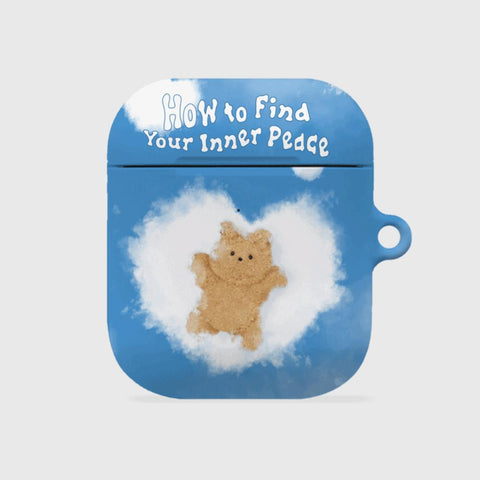 [THENINEMALL] Gummy Cloud Inner Peace AirPods Hard Case