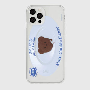 [THENINEMALL] 테디 쿠키하우스 Clear Phone Case (2 types)