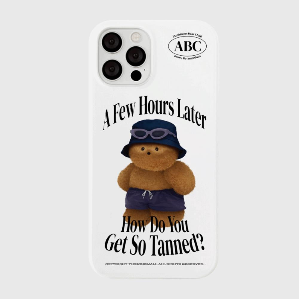 [THENINEMALL] 태닝 테디 Hard Phone Case (3 types)