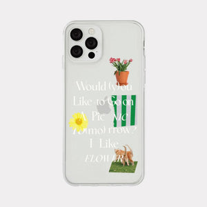 [Mademoment] Would You Like Design Clear Phone Case (4 Types)