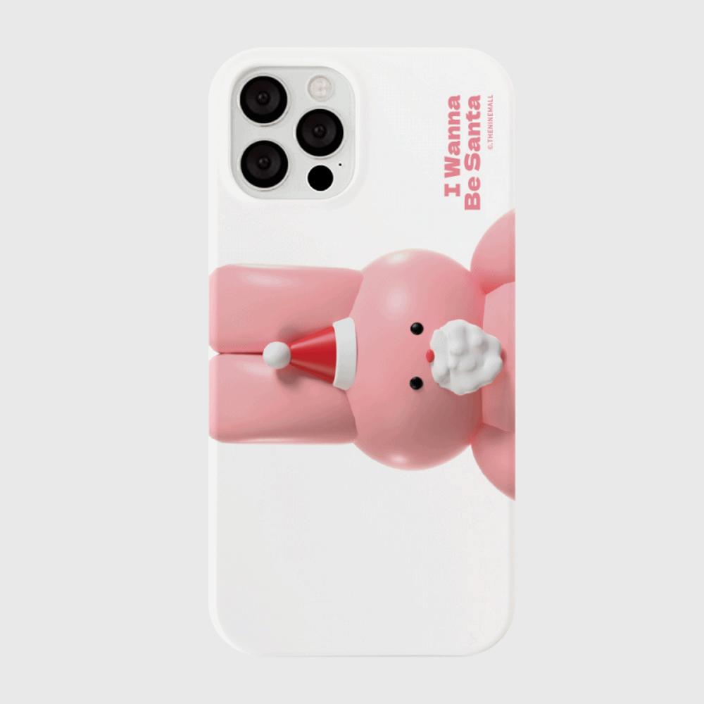 [THENINEMALL] Windy Wannabe Santa Hard Phone Case (2 types)