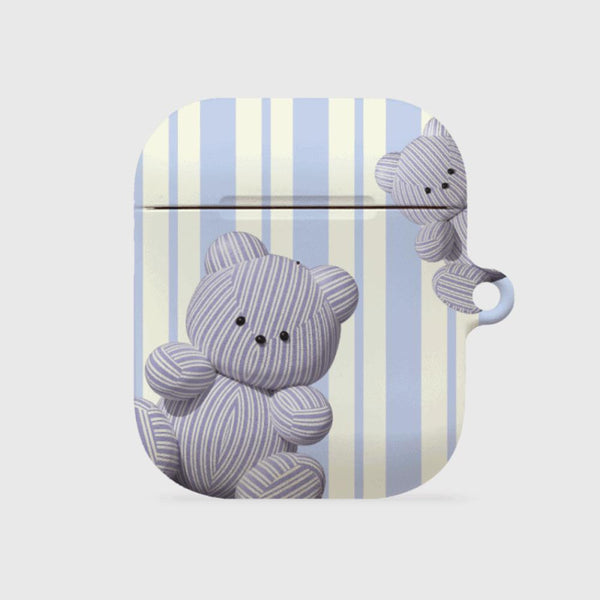 [THENINEMALL] Big Stripy Gummy AirPods Hard Case