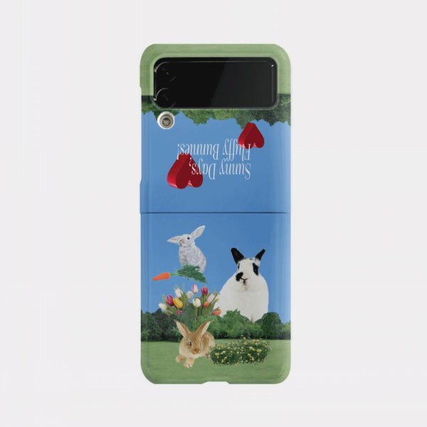 [Mademoment] Fluffy Bunnies Design Phone Case