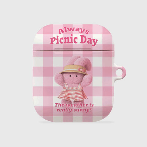 [THENINEMALL] Picnic Day Windy AirPods Hard Case