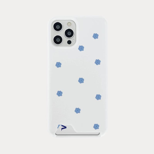 [Mademoment] Blue Flower Design Phone Case