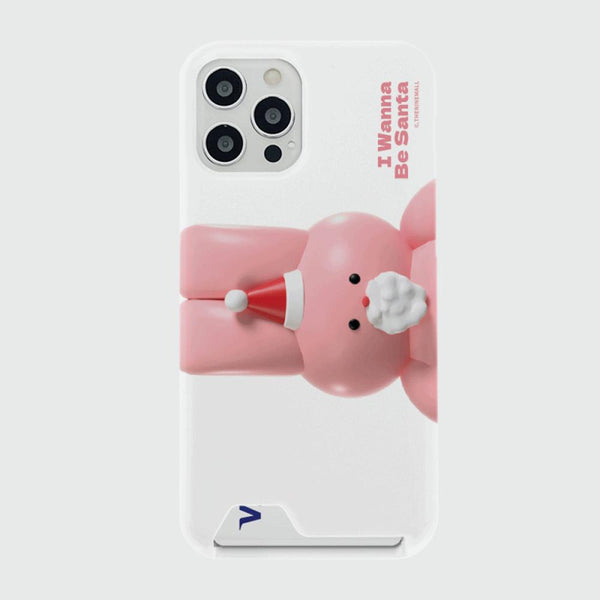 [THENINEMALL] Windy Wannabe Santa Hard Phone Case (2 types)