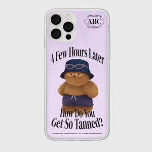 [THENINEMALL] 태닝 테디 Mirror Phone Case